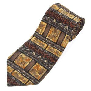 METROPOLITAN MUSEUM OF ART Architectural Stone Ornate Iron Men's Silk Neck Tie